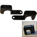 Weld Mount Single Poly Clamp f/1/4 in. x 20 Studs, 1 in. OD, Requires 1.75 in. Stud, 25PK 601000